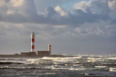 Lighthouse at seaside