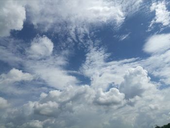 Low angle view of sky