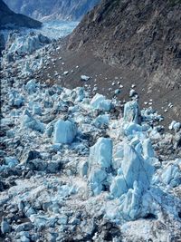 Scenic view of frozen landscape