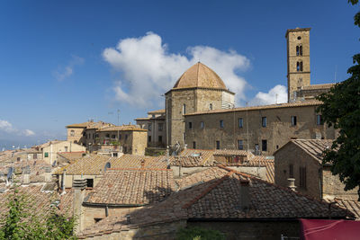 View of old town against sky