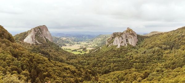 Panoramic view of landscape against sky