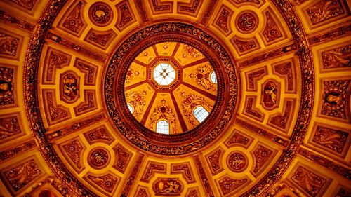 Low angle view of ceiling