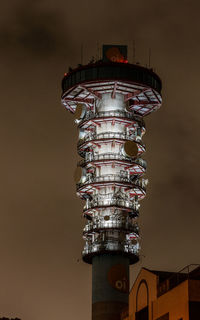 Low angle view of lighthouse