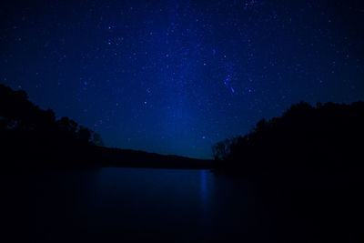 Low angle view of starry sky