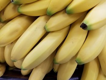 Full frame shot of bananas in market