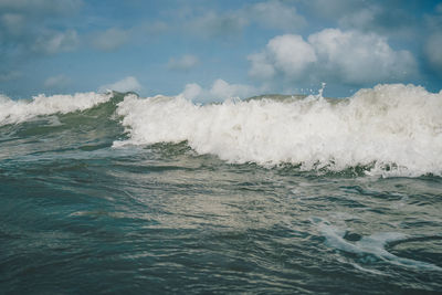 Panoramic view of sea against sky