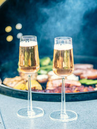 Close-up of drink on table