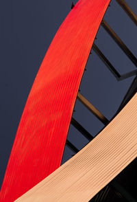 Low angle view of modern building against sky