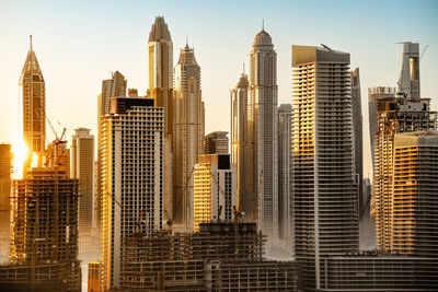 Modern buildings in city