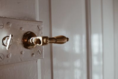 Close-up of doorknob