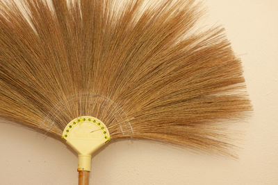 High angle view of water on table