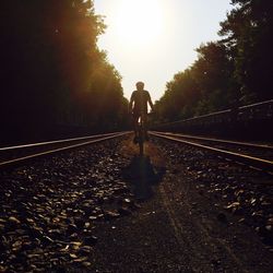 People walking on road