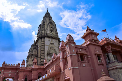 Low angle view of buildings against sky