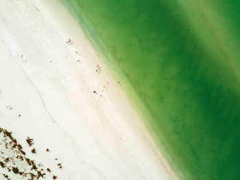 Aerial view of sea