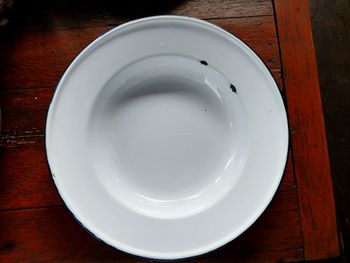 Close-up of plate on table