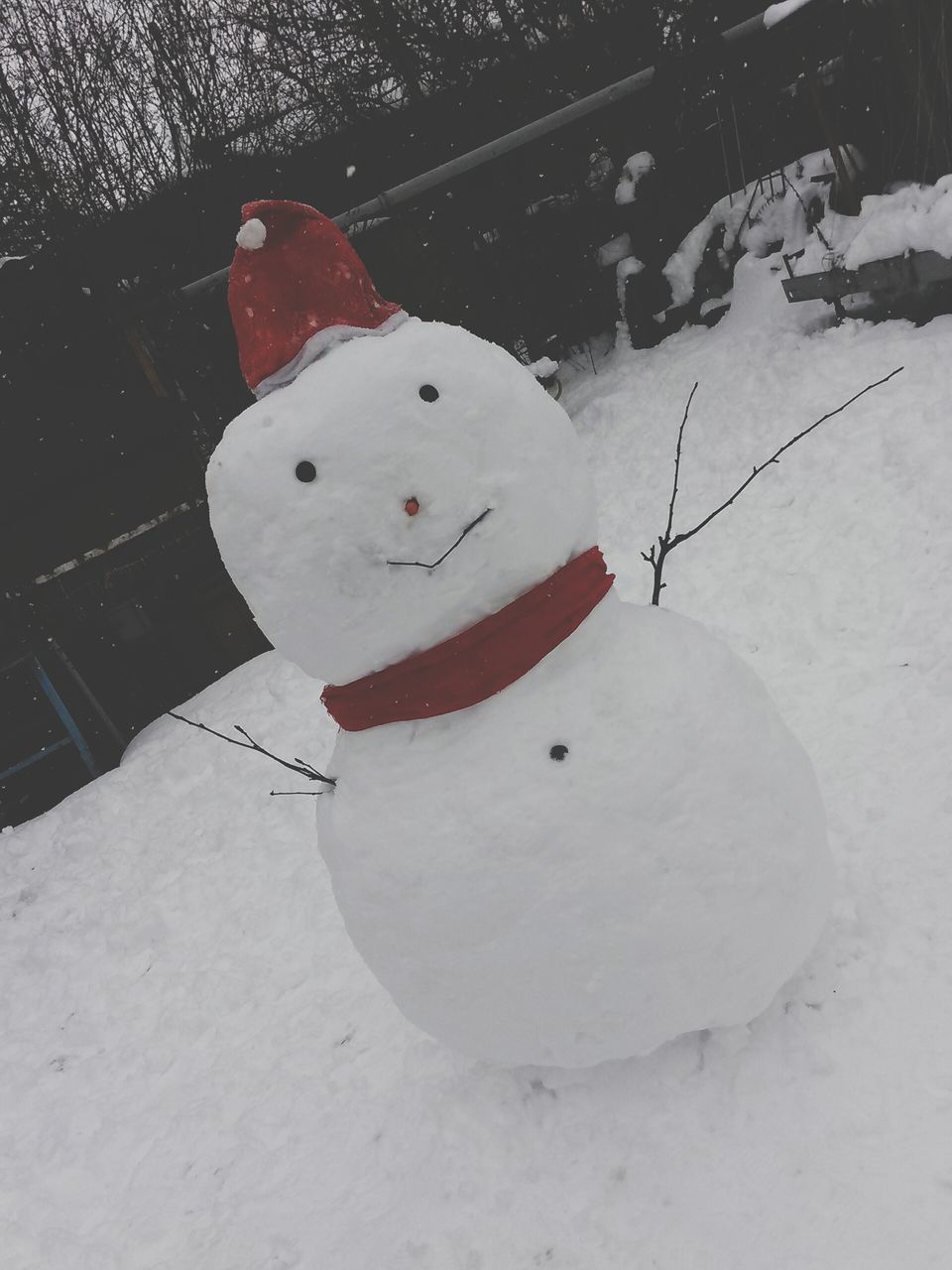 toy, animal representation, high angle view, white color, close-up, human representation, art and craft, creativity, stuffed toy, no people, outdoors, art, day, childhood, still life, hanging, street, snowman, wall - building feature