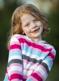Portrait of a smiling girl