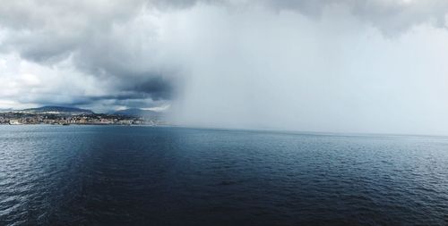 Panoramic view of sea against sky