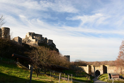 Old ruins against sky