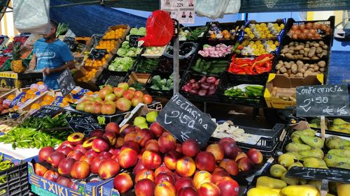 Fruits for sale in market