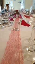 Close-up of drink on table in restaurant