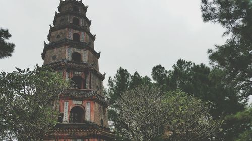 Low angle view of a temple