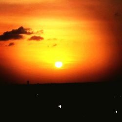 Scenic view of sunset sky