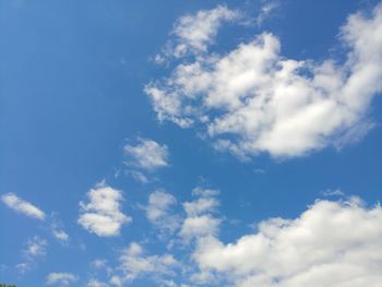 Low angle view of clouds in sky