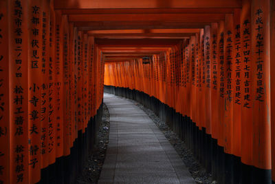 Corridor of temple