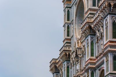 Low angle view of buildings in city