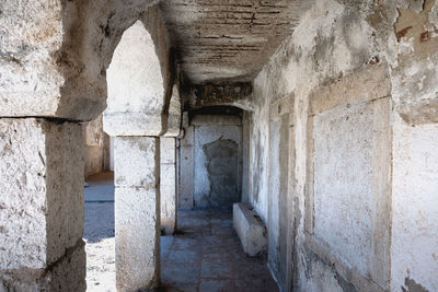 Interior of old building