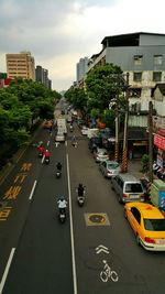 Traffic on city street