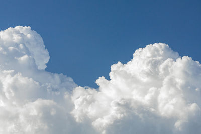 Low angle view of clouds in sky