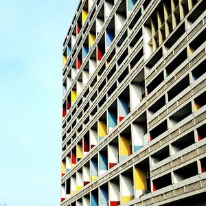 Low angle view of modern building