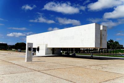 Built structure against blue sky