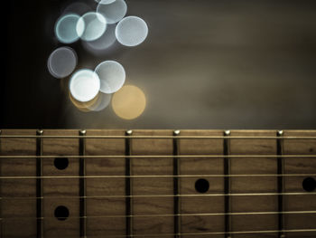 Close-up of guitar