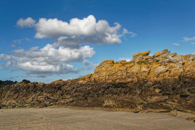 Scenic view of mountain against sky
