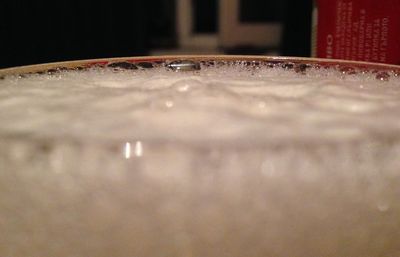 Close-up of surface level of blurred background