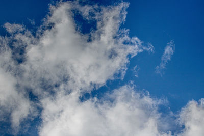 Low angle view of clouds in sky