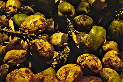 Full frame shot of fruits at market stall