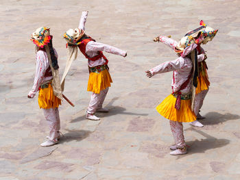 Group of people in traditional clothing