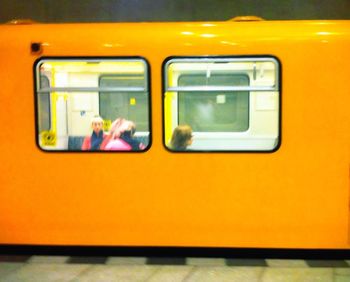 TRAIN PASSING THROUGH TRAIN