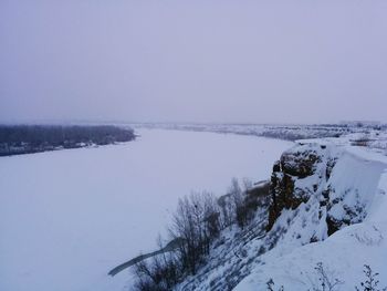 Snow covered landscape