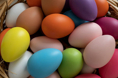 Full frame shot of multi colored balloons