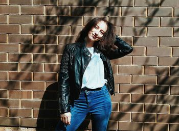 Portrait of beautiful young woman