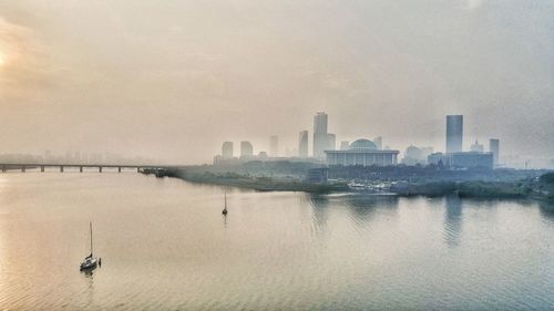 City at waterfront