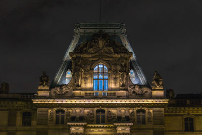 Low angle view of historic building against sky