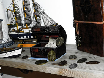 Close-up of machine part
