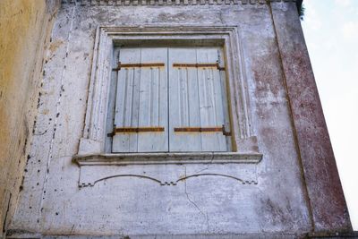 Low angle view of old building