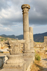 Old ruins against sky